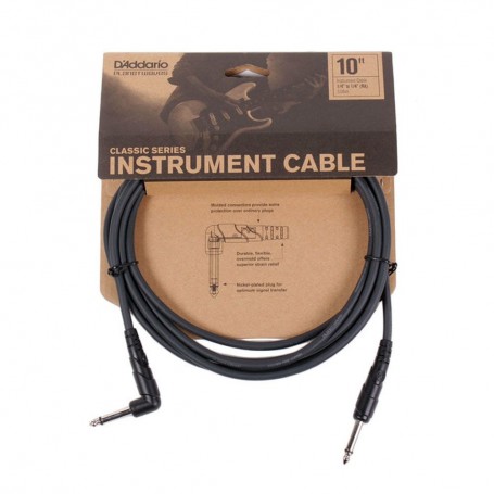 Cable Instrumento Planet Waves Classic Series PW-CGTRA-10 3m.