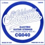D'Addario Chromes CG040 Flat Wound Single String