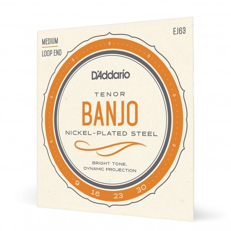 Cuerdas Banjo D´Addario EJ63 Tenor Nickel Wound 4 Strings 09-30