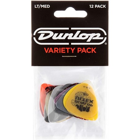 Púas Dunlop Variety Light/Med Pack 12