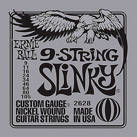 Ernie Ball 2628 Slinky 9 Strings 09-105