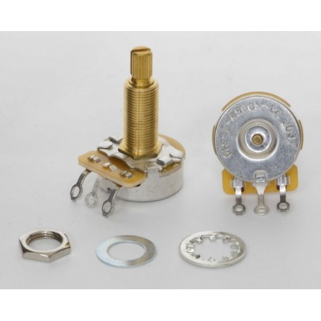 CTS 500K Vintage Audio Dimple Potentiometer Long Shaft