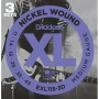 Cuerdas Eléctrica D´Addario EXL115-3D Nickel Wound 11-49