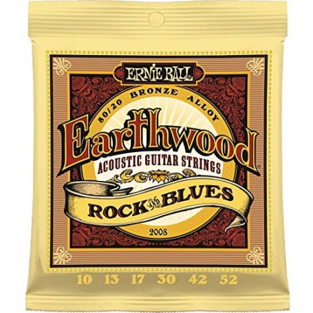 Ernie Ball 2008 Earthwood Rock & Blues 10-52