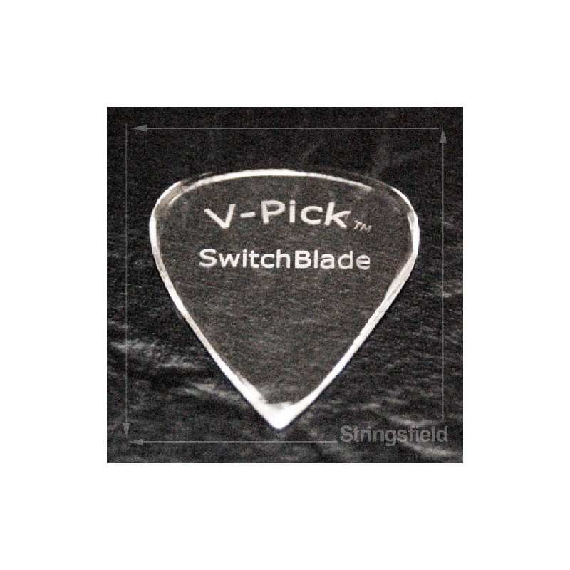 V-PICKS SwitchBlade Black Guitar Pick 