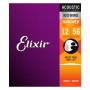Elixir 11077 Nanoweb Light Acoutic Strings 12-56