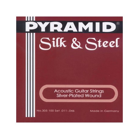 Cuerdas de Acústica Pyramid Silk & Steel 11-46-46
