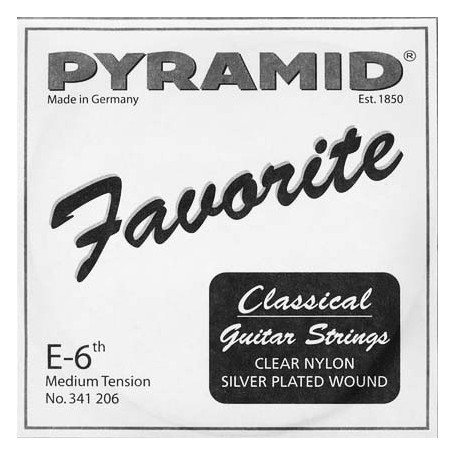 Pyramid Clear Nylon 6-E Classical Single String
