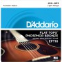 Cuerdas-Acústica-D´Addario-EFT16 Flat Tops Phosphor Bronze 12-53 Light Gauge