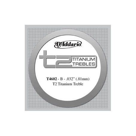 Cuerda Clásica Suelta D´Addario T4602 B Titanium Treble HT