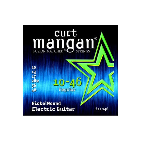 Cuerdas-Eléctrica-Curt-Mangan Nickel Plated 10-46 Regular