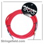 Cable-de-Instrumento-Divine Noise Color Red Jack-Jack 10-ST-ST 3m.