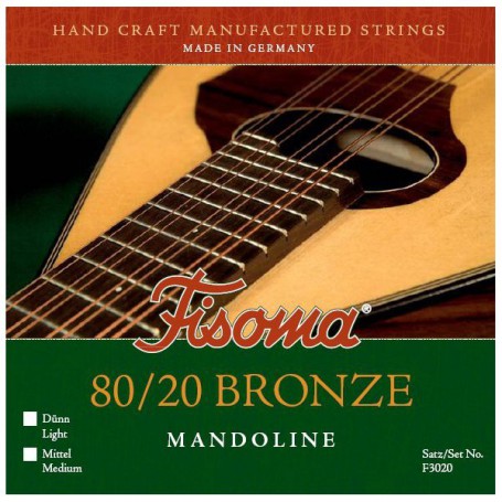 Fisoma F3020 80/20 Bronze Mandolin Strings