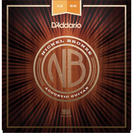 D´Addario Nickel Bronze Acoustic Strings NB1256 12-56