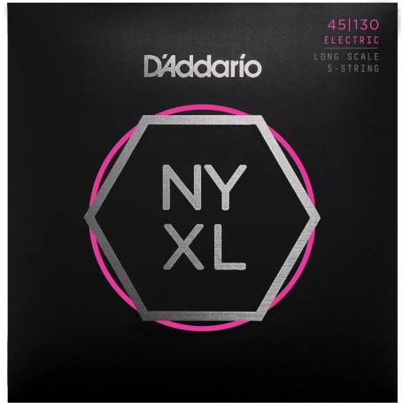 Cuerdas Bajo D'Addario NYXL 45-130 5 Strings