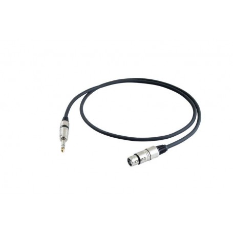 Cable de micrófono Proel BULK230LU3 Balanceado XLR-Jack 3m