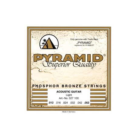 Cuerdas de Acústica Pyramid Premium Bronze Light 12-52