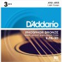 Cuerdas-Acústica-D´Addario-EJ16-3D Phosphor Bronze 12-53 Light