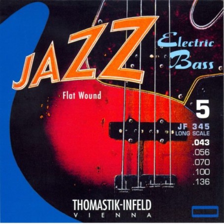 Cuerdas Bajo Thomastik Jazz JF345 Flatwound 43-136