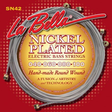 Cuerdas Bajo La Bella SN42 Nickel Plated 40-100