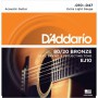 Cuerdas_Acystica_DAddario_EJ10_Bronze_80-20_10-47_Extra_Light_