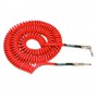 Cable-instrumento-Divine-Noise Curly Red 30 Jack-Codo 9m.