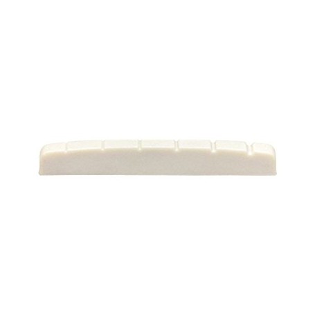 Graph Tech PQL-5010-00 TUSQ XL Flat Bottom 6-String Slotted Electric Guitar Nut for Fender Ivory