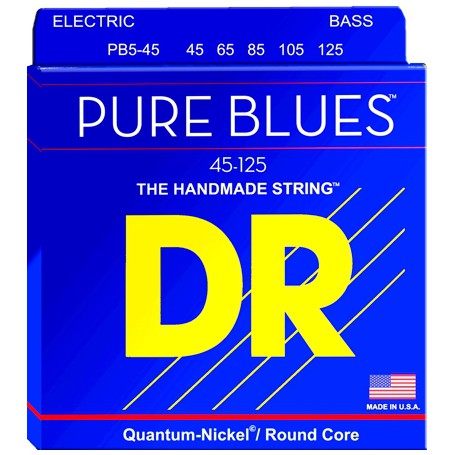 Cuerdas Bajo DR Strings Pure Blues PB5-45 45-125