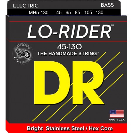 Cuerdas Bajo DR Strings Lo-Rider MH5-130 45-130
