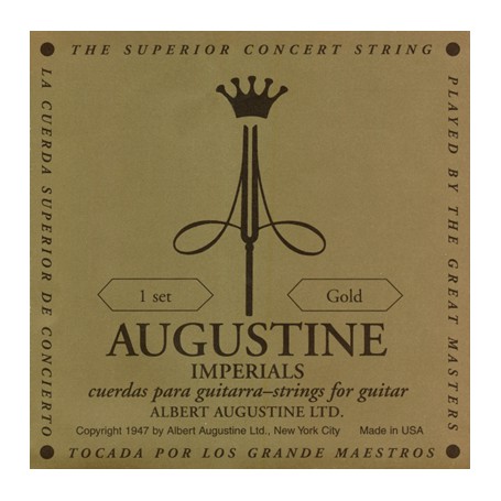 Cuerdas Clásica Augustine Imperial Gold Medium Tension